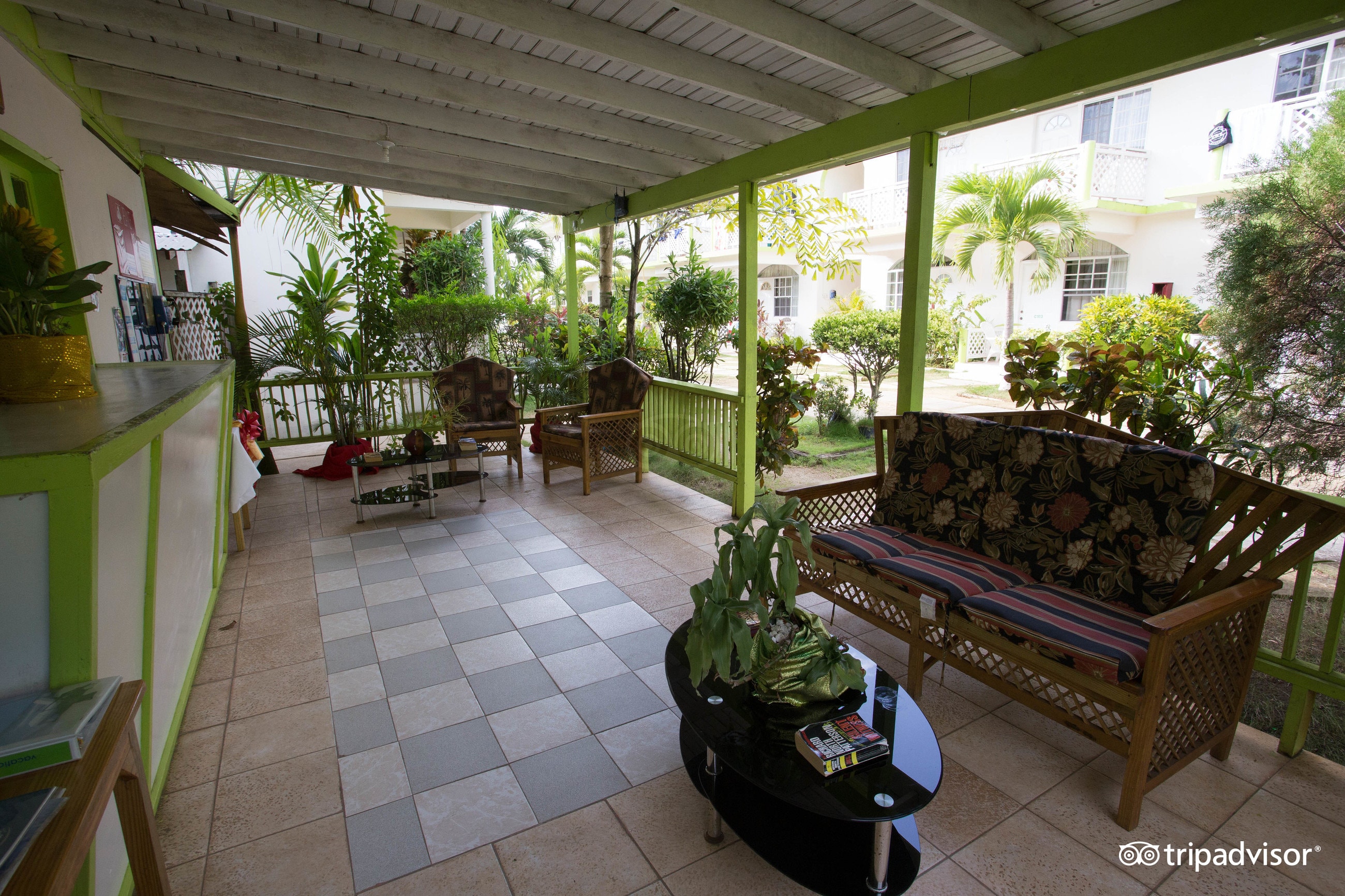 Lobby at the Fun Holiday Beach Resort