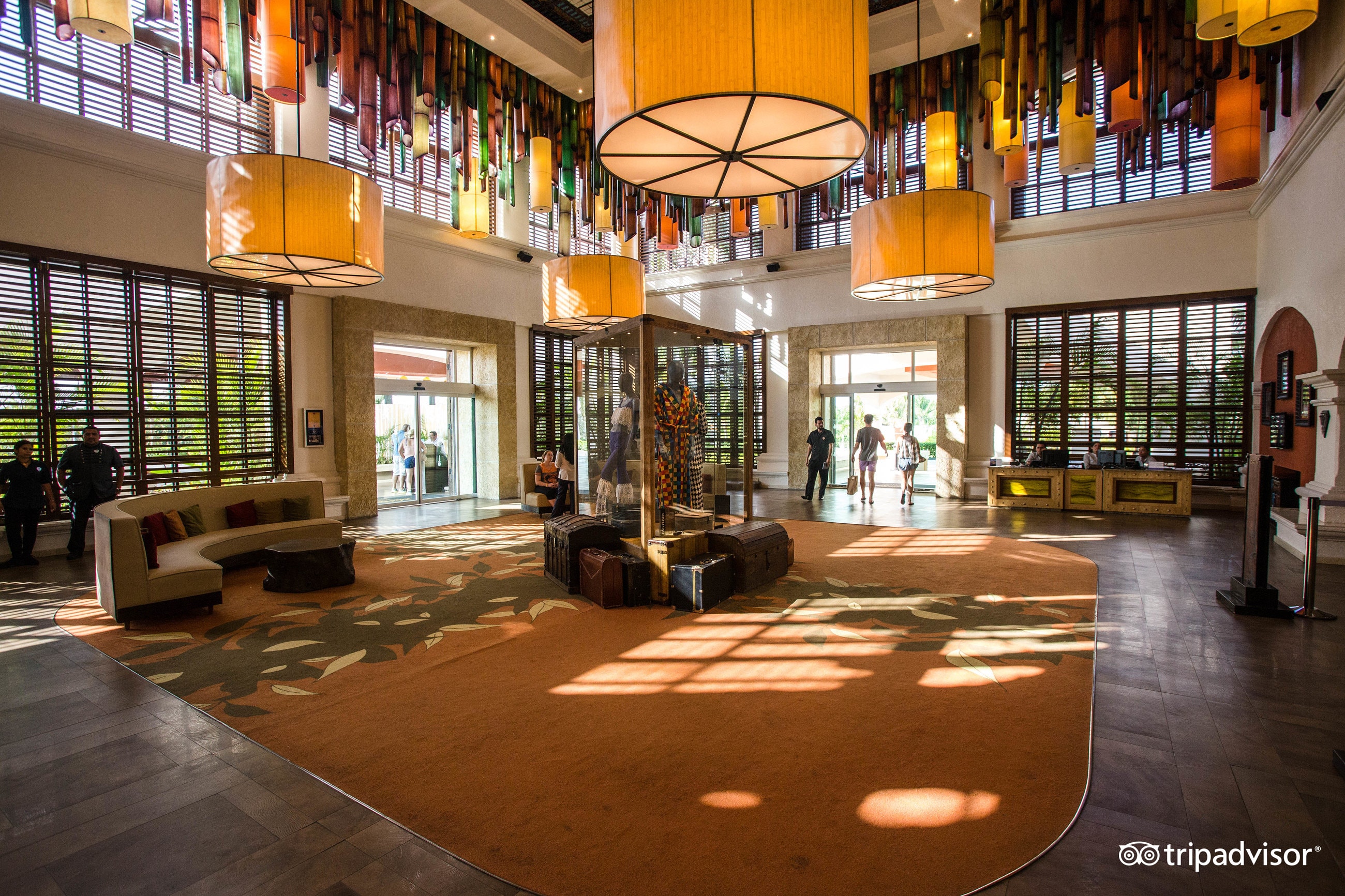 Lobby at the Hard Rock Hotel Riviera Maya