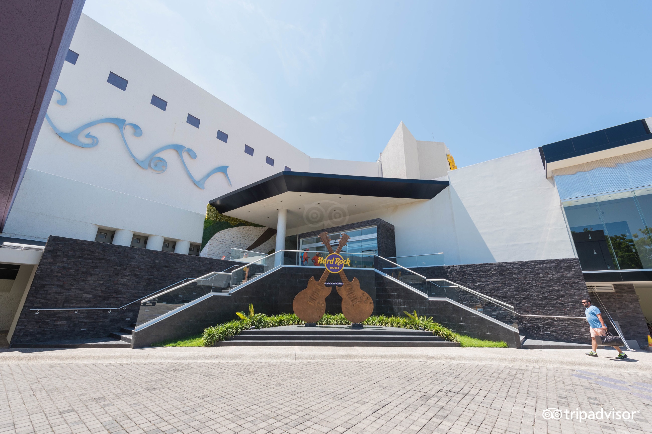 Entrance at the Hard Rock Hotel Vallarta