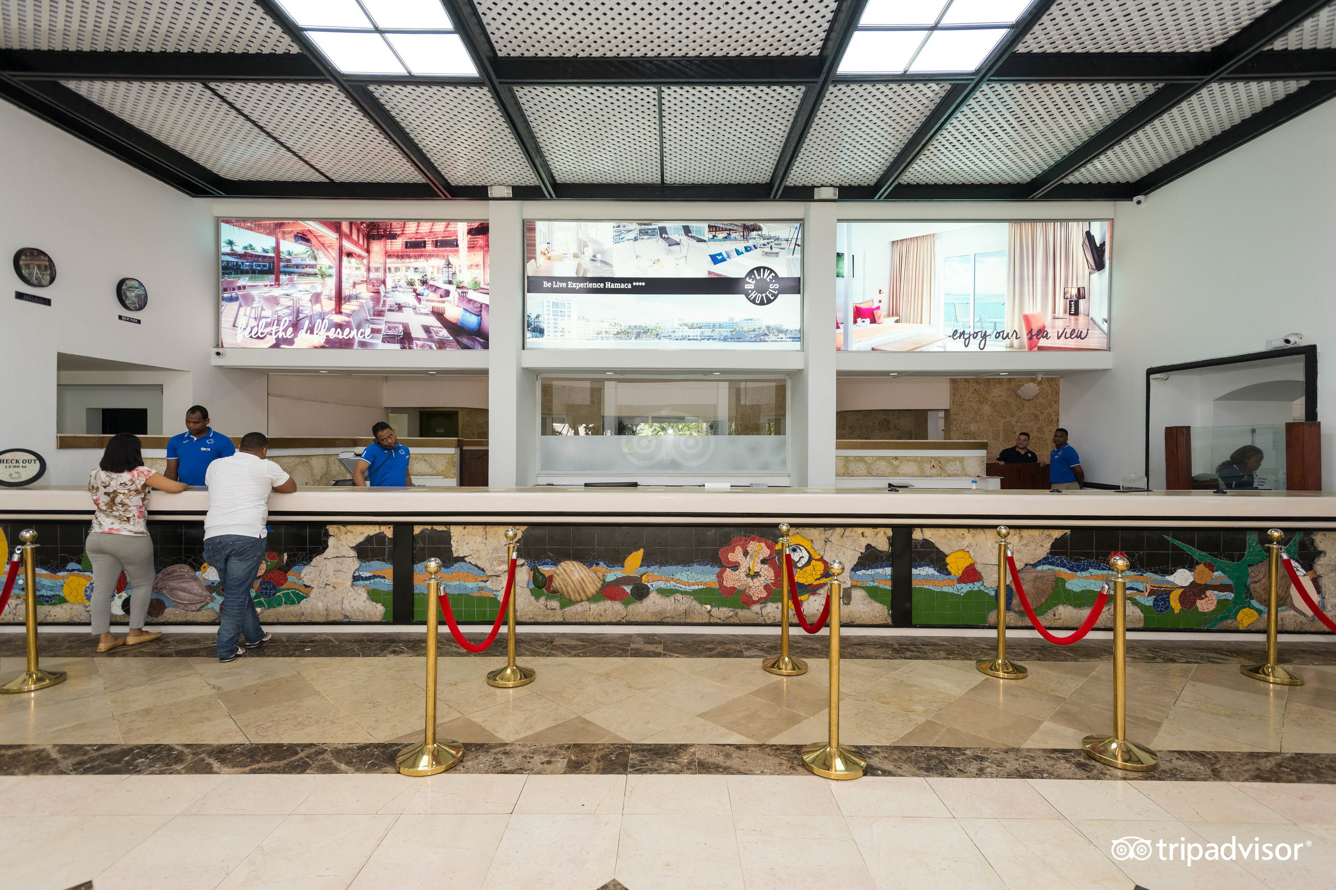 Front Desk at the Be Live Experience Hamaca Beach