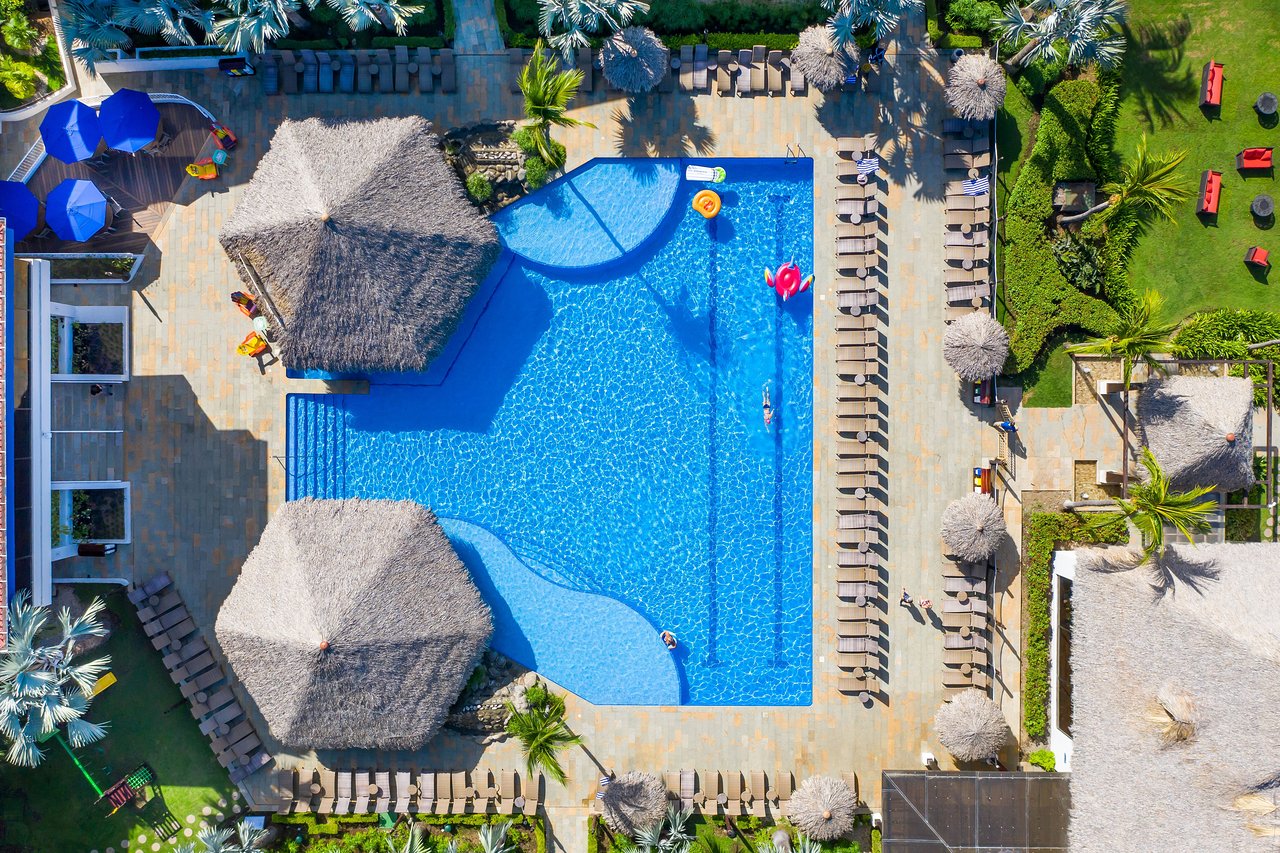 Large resort pool