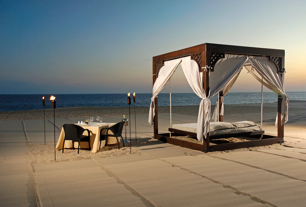 Private dinners on the beach