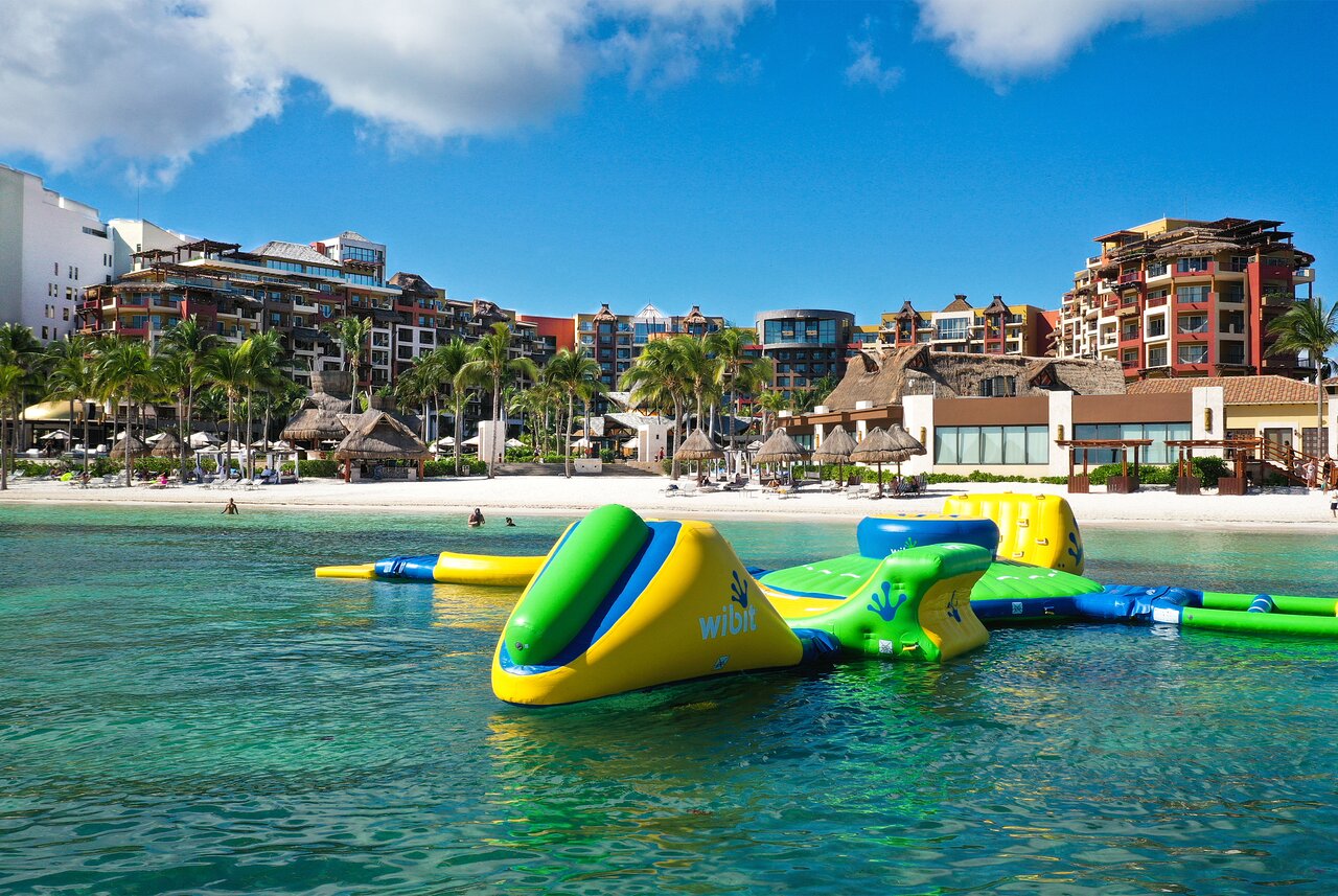 Floating Aqua Park in Villa del Palmar Cancun