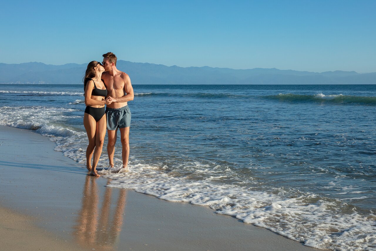 Couple on the beach.