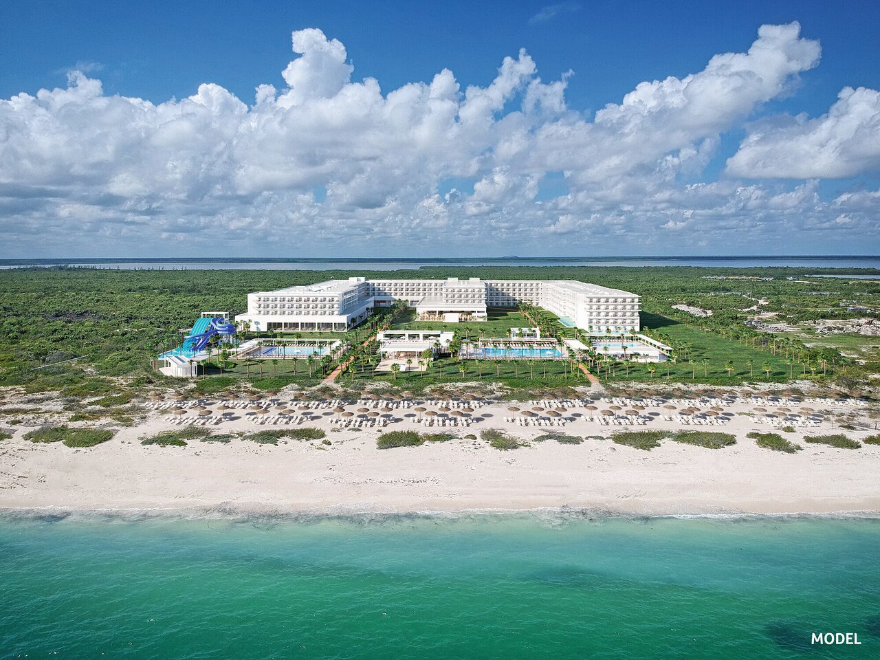 Aerial view & beach