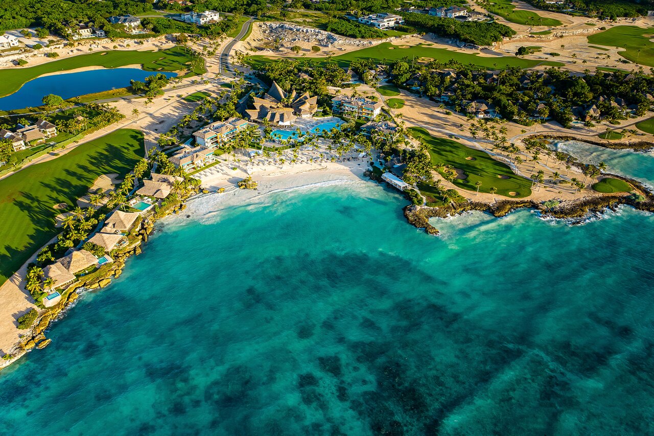 Aerial shot of Eden Roc Cap Cana