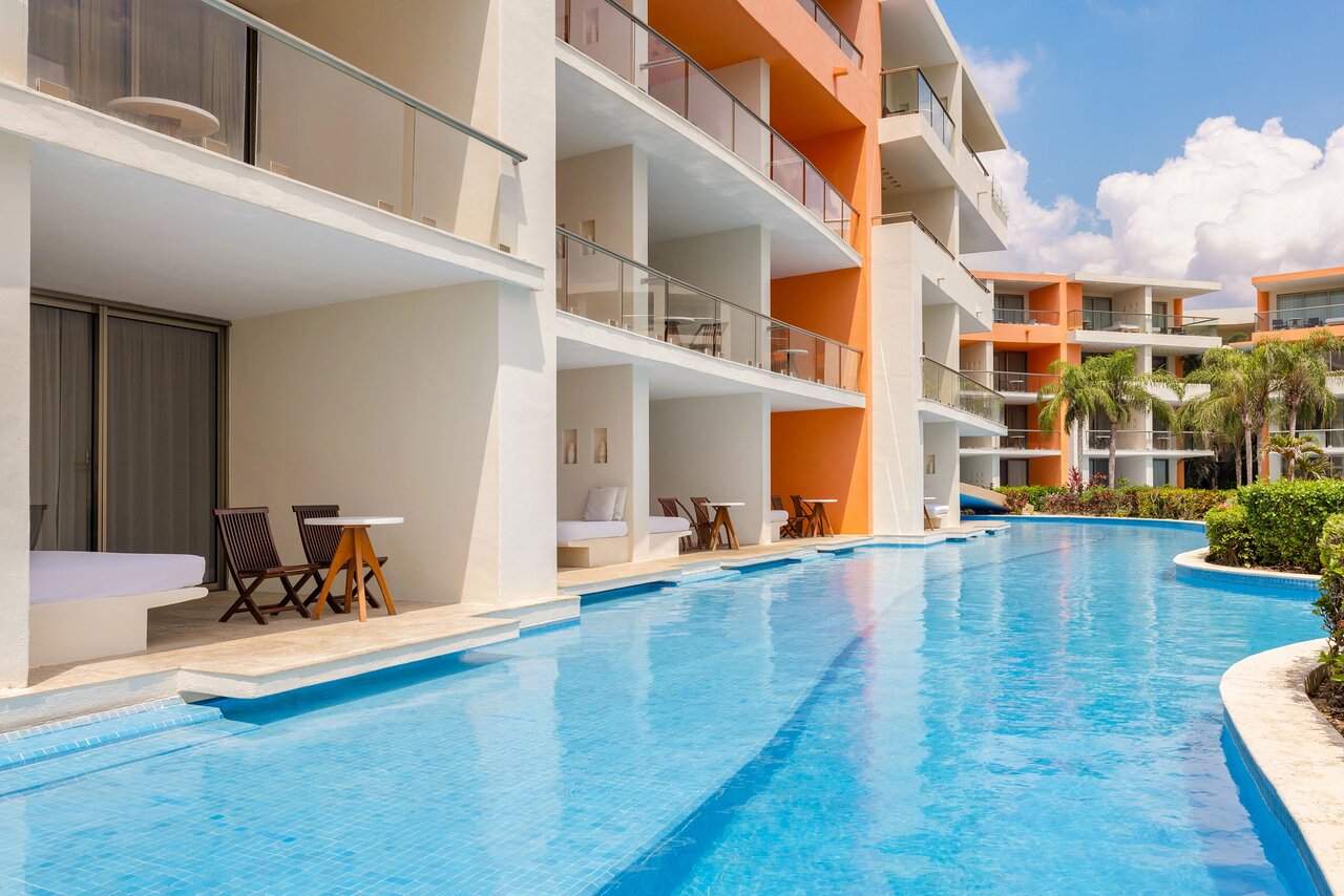 Preferred Club Swim-Up Terrace Rooms at Secrets Aura Cozumel