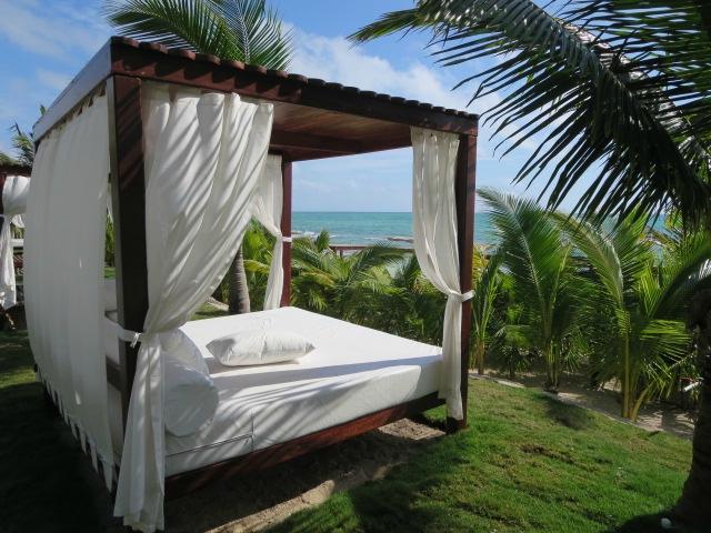 Oceanfront bali beds