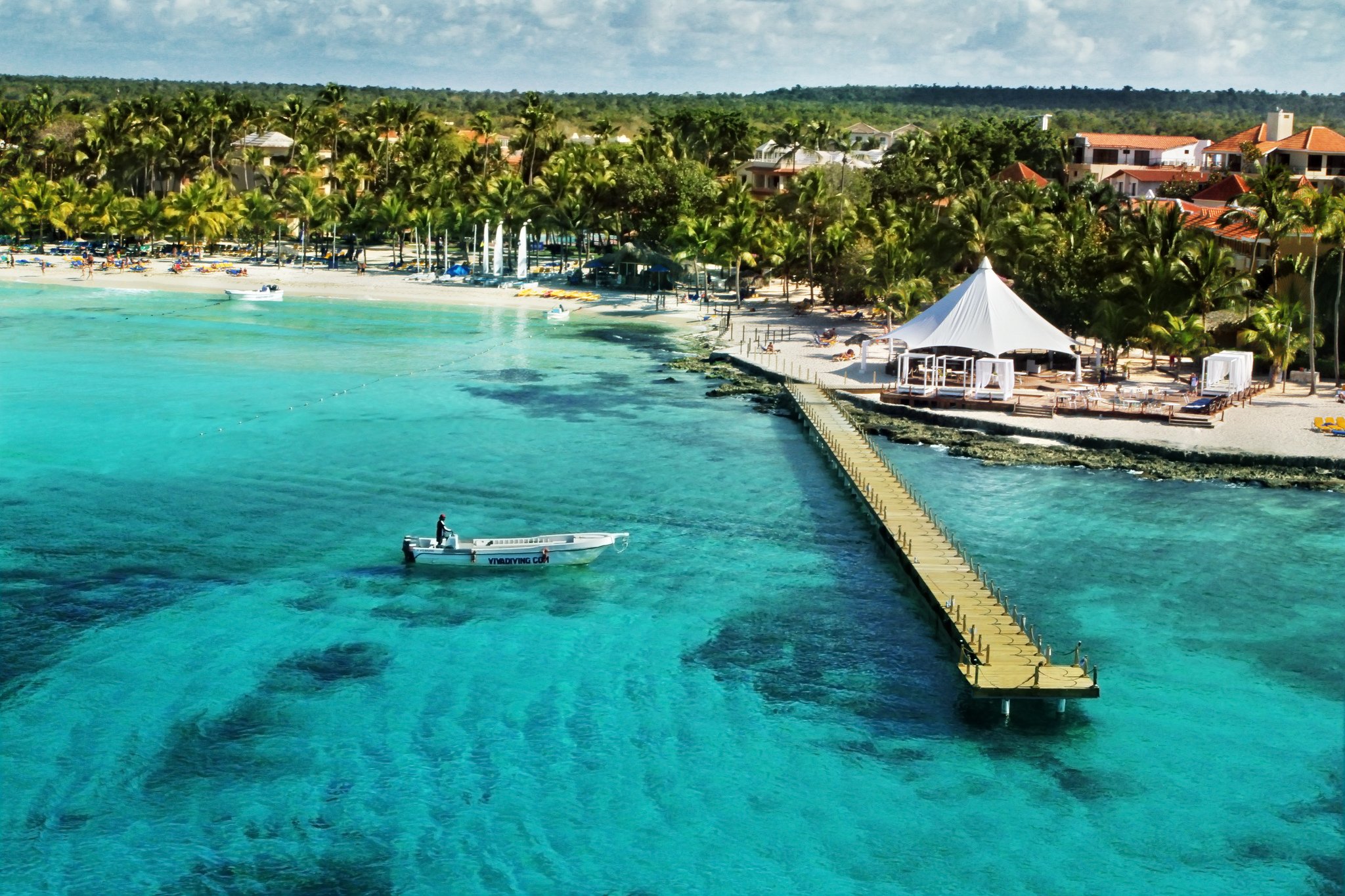 Aerial Viva Wyndham Dominicus Palace