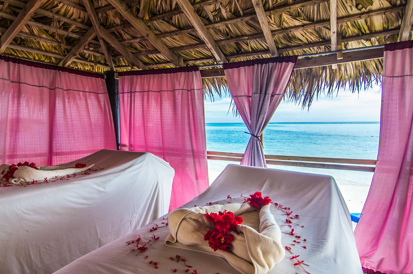 Spa services on the beach