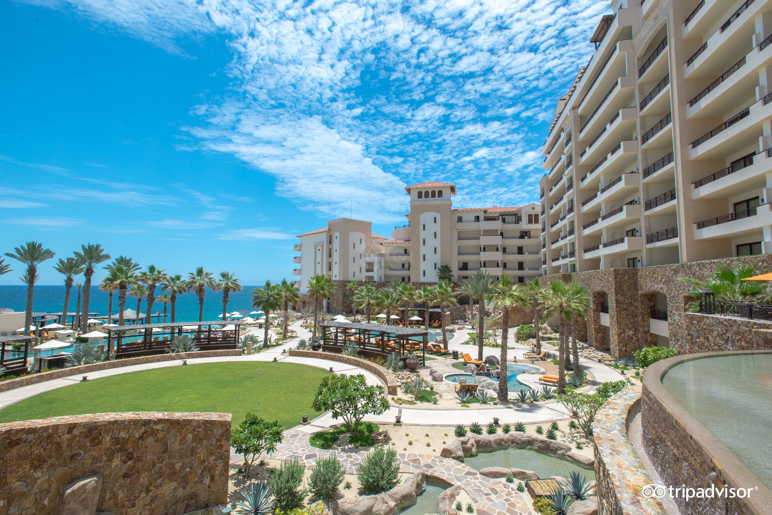 Patio at the Grand Solmar Land's End Resort & Spa
