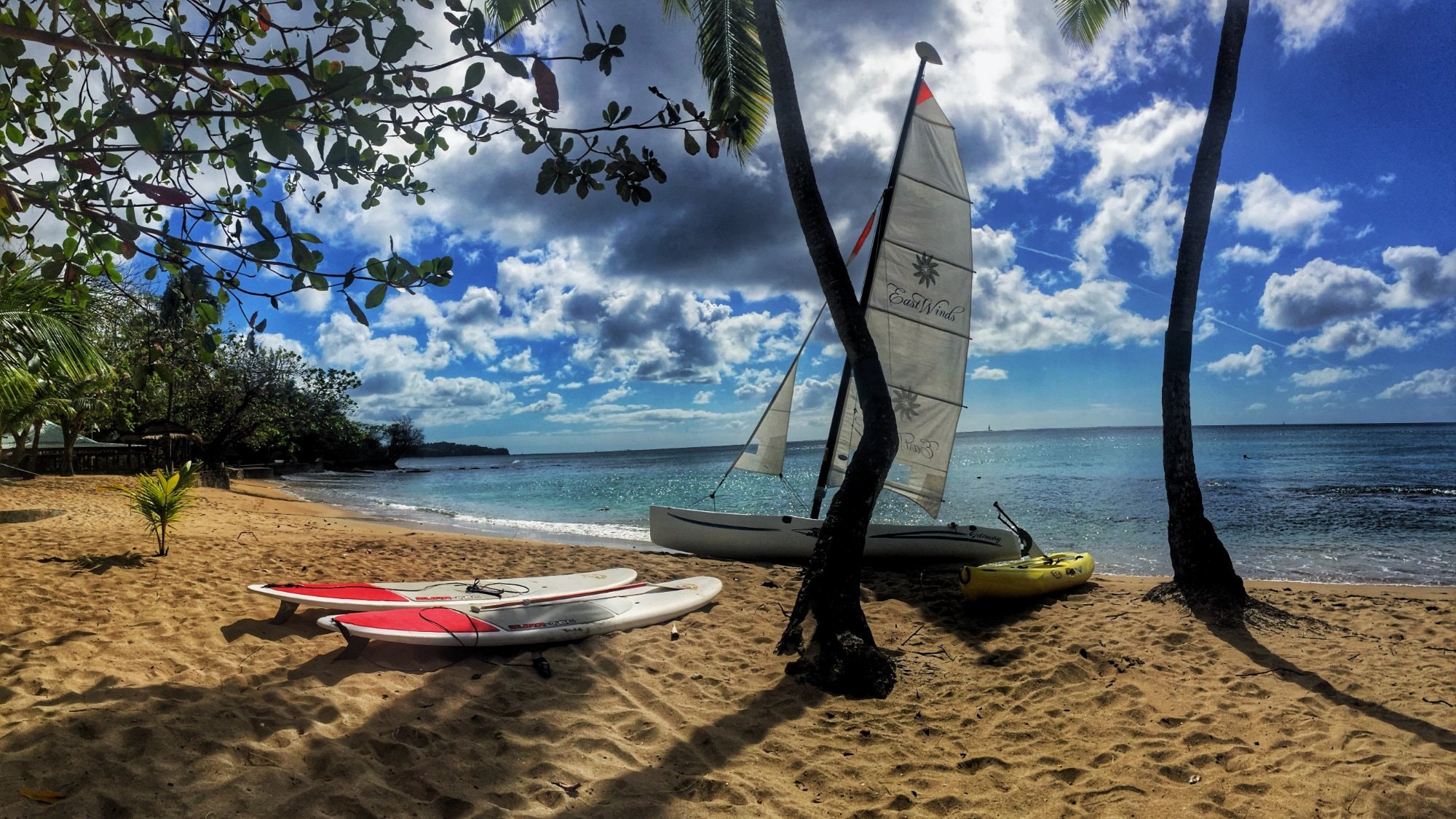 Learn to sail with our qualified instructors - all part of the all inclusive package.