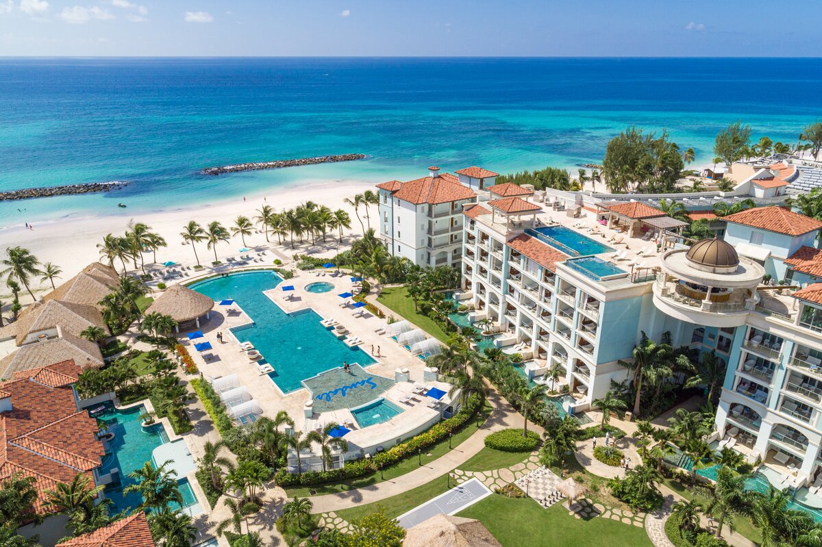 Sandals Royal Barbados Resort Aerial
