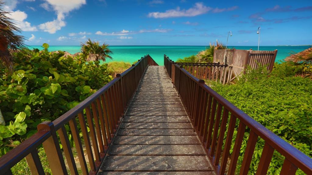 Access to beach.