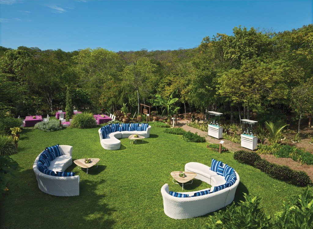 The beautiful Secret Garden at Secrets Huatulco Resort & Spa can host weddings and group events