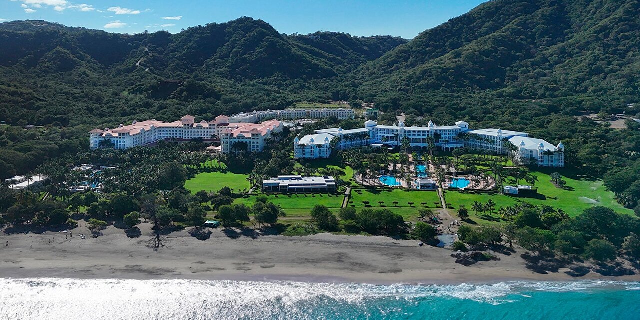 Resort & beach aerial view