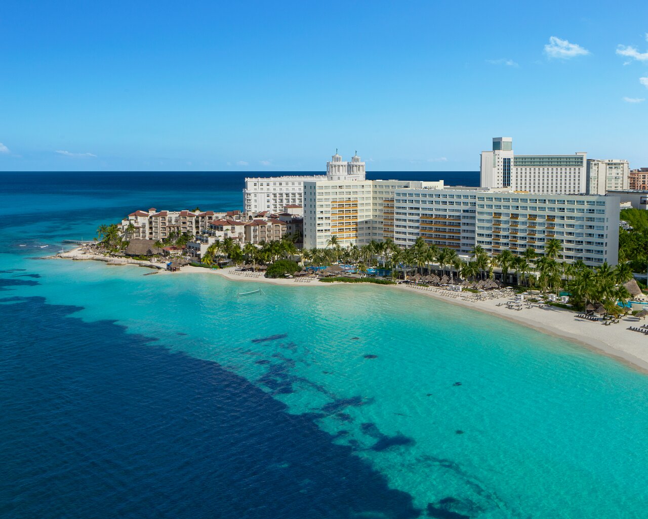 Aerial View of Dreams Sands Cancun Resort & Spa