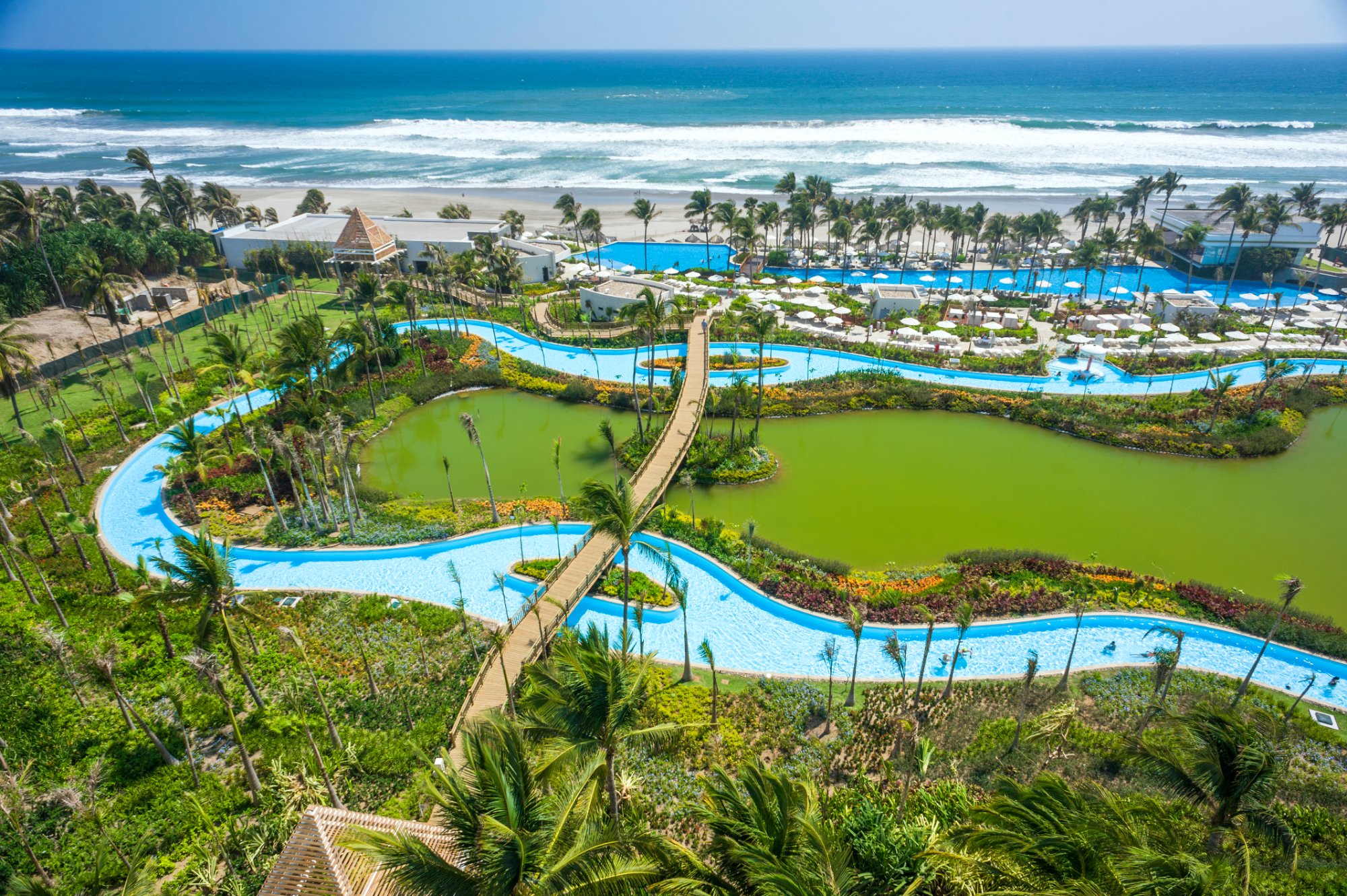 The Grand Mayan Lazy River and Pools at Vidanta Acapulco