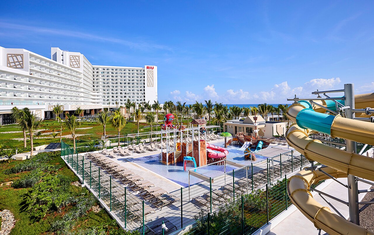 Kid's pools with slides