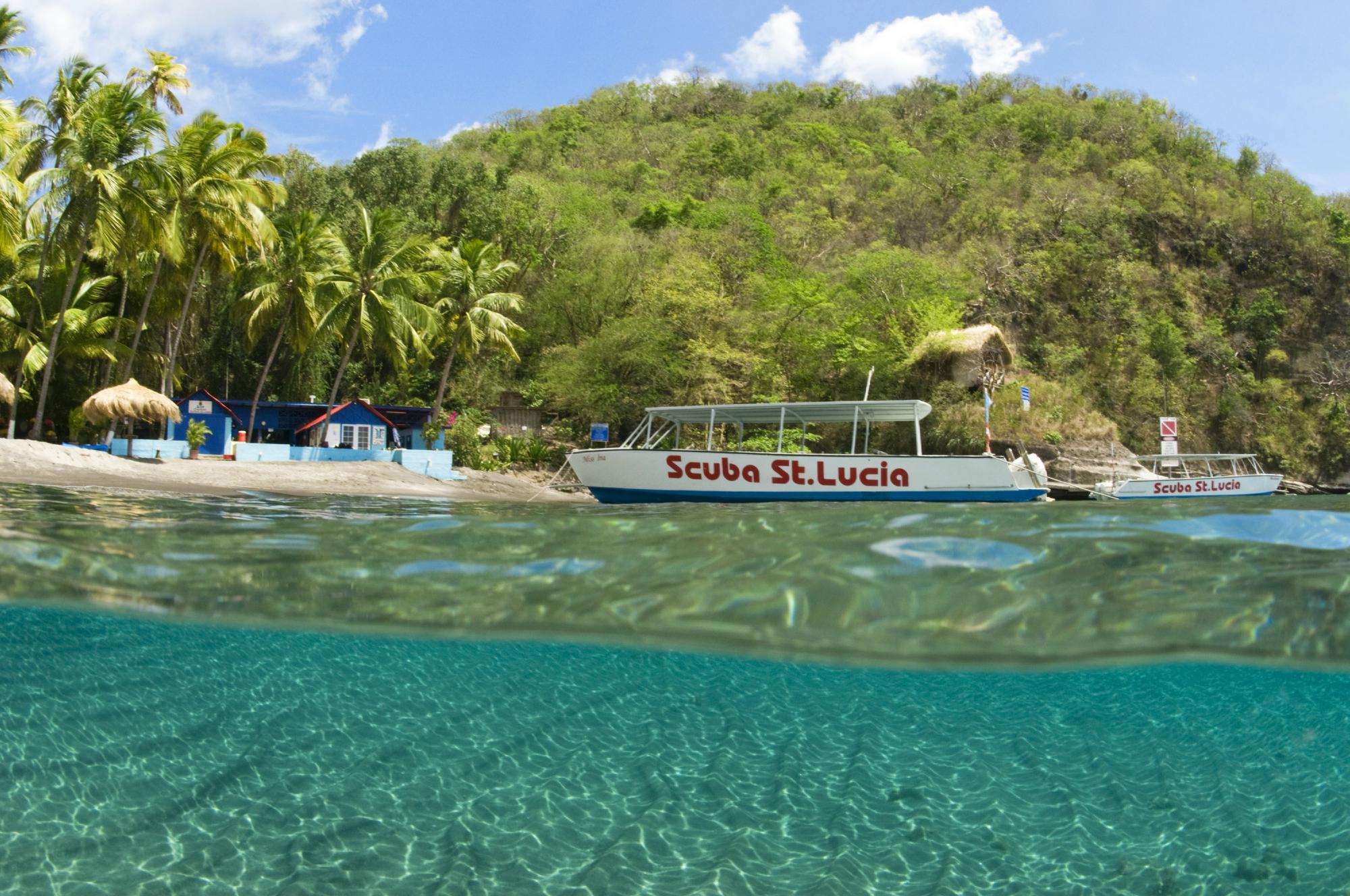Scuba Diving with Anse Chastanet's PADI 5* facility Scuba St.Lucia