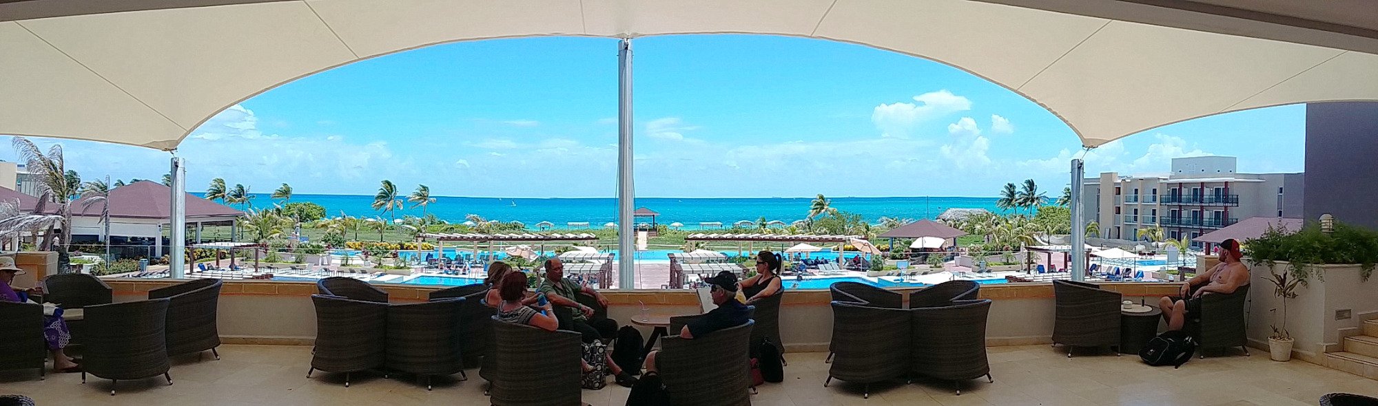 View from the lobby