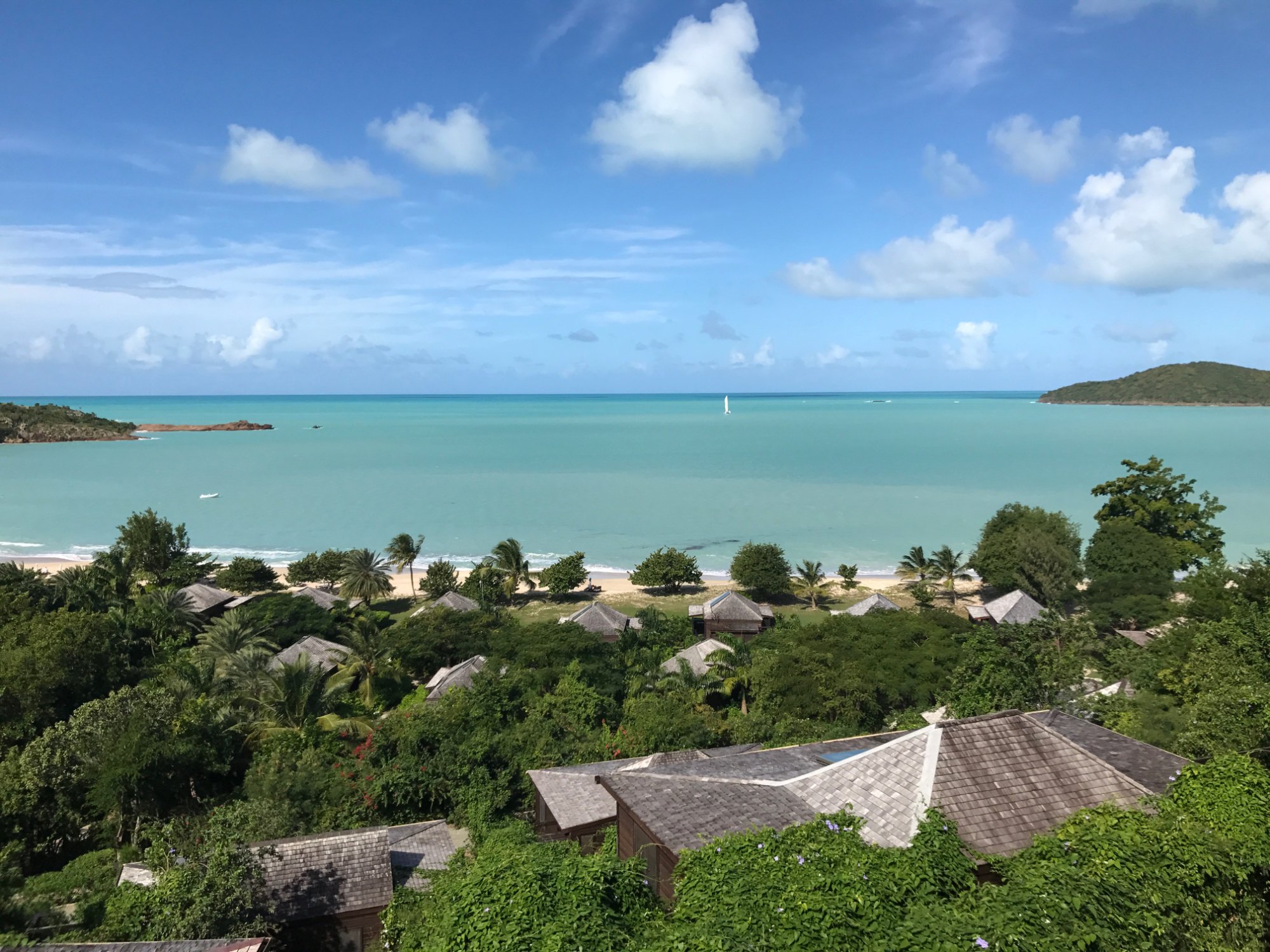 View of Hermitage Bay from Bungalow #35