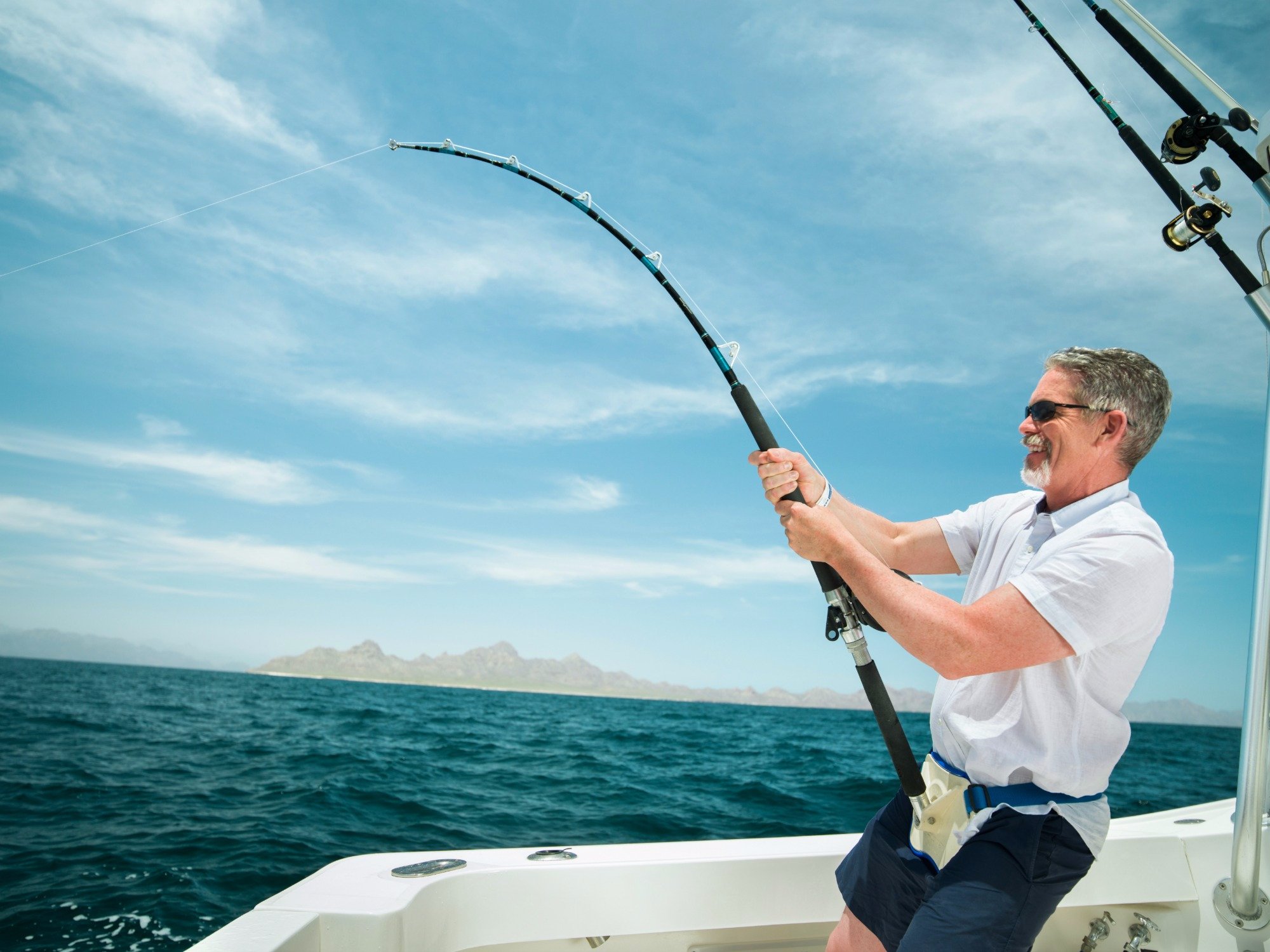The calm waters of the Sea of Cortez make for a delightful day of fishing.