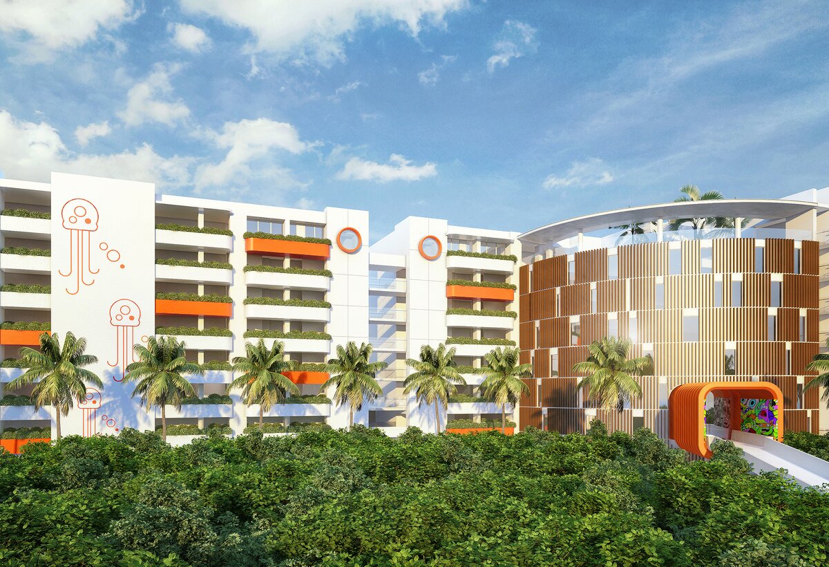 Accommodation-Building Exterior at Nickelodeon Hotel & Resorts Riviera Maya