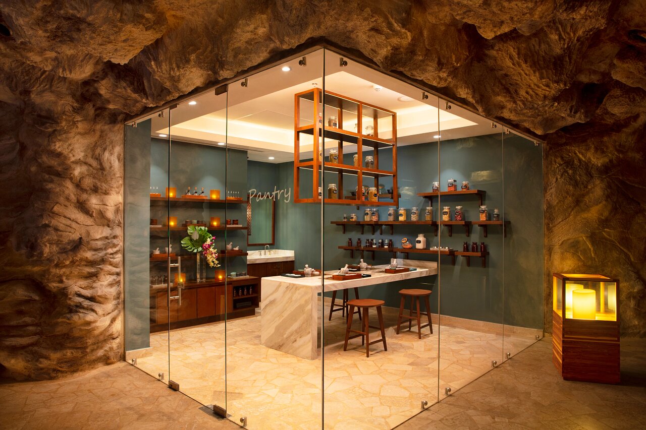 Body scrubs are available in the pantry at Dreams Spa by Pevonia®